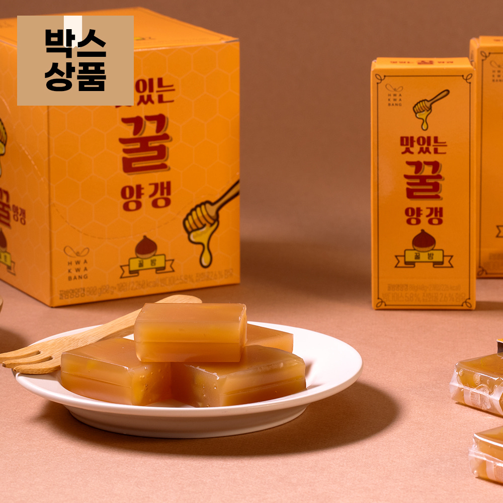 [박스] 맛있는꿀양갱 꿀밤(80g x 10ea) x 4세트