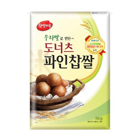 [국산쌀] 도너츠파인찹쌀 3kg